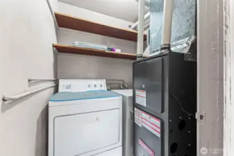 Laundry and furnace room