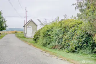 Driveway is included in property, not an easement