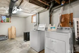 Basement Laundry Area