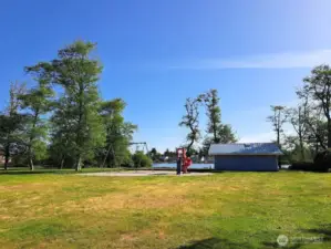 walk to the park with the lake and fishing