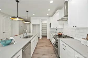 Gas Cook Top & Double Oven