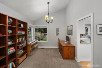 Formal Dining Room currently being used as an office
