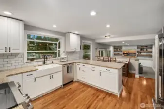 Fully remodeled kitchen