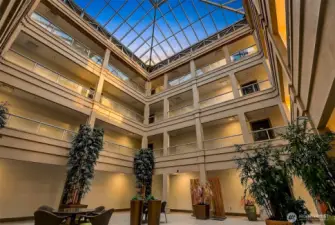 Evening Atrium.
