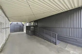 Large 2 car carport - maybe even 3 cars!