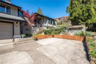 Front Entry & Water Feature