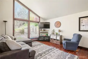 Living Room w/Vaulted Ceiling