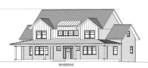 This is one of two approved house plans for this parcel!
