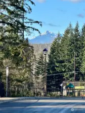 View of Olympic Mountains