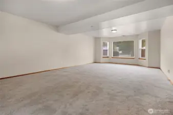 HUGE Rec Room with Slider out back