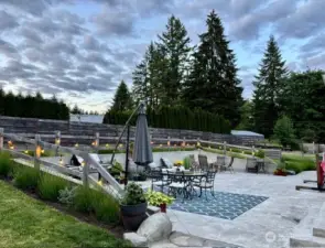 Photo provided by seller to show the decorative lights at dusk.