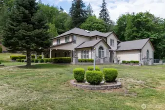 Classic architecture  blends with privacy to create your dream home!