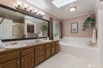 Look at the Primary Suite's bath!
