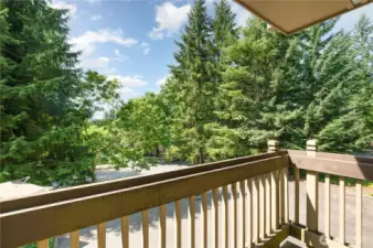 Each unit comes with it's own covered balcony for year around enjoyment.