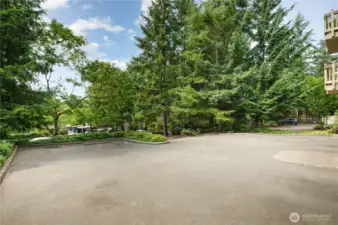 In addition to each unit having it's own garage, there are 3 convenient parking spots for guests.
