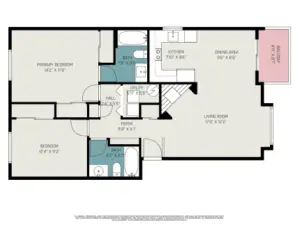 Floor plan of unit