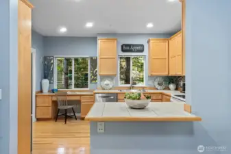 Light-filled cooking space