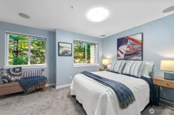 2 of 3 ensuite bedrooms with great natural light