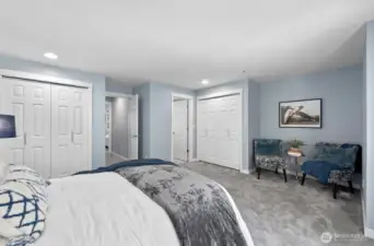 Room for sitting area or reading nook
