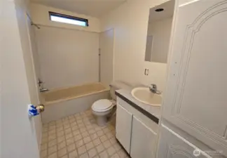 Extra bathroom.