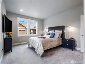 Custom blinds to let in the maximum light when you want light and gives you privacy when you don't.