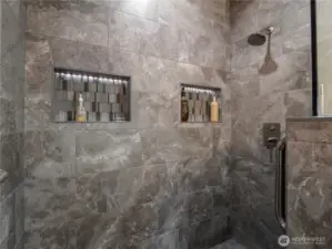 This shower is made for someone who enjoys long hot showers.