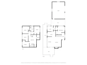 Plan your next move with ease with this floorplan. Note the added bedroom (not shown in photos) completes this five-bedroom home. Now let's head outside to explore!