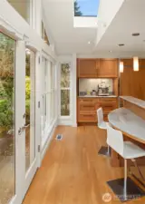 Light infused kitchen