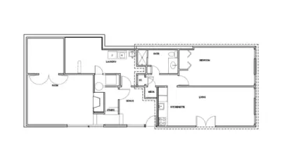 Optional ADU floorplan