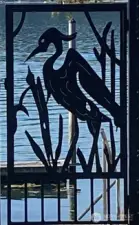 The Iron Gate leading into the fully fenced beach area!