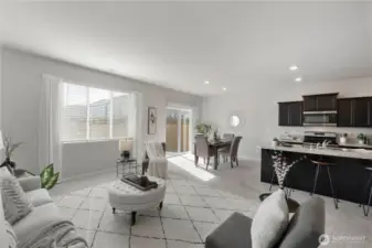 Large windows for lots of natural lighting