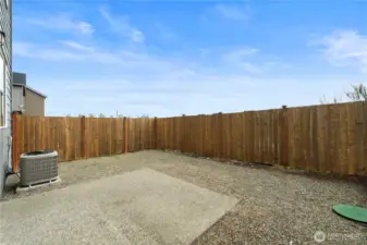 Oh..and no neighbor's behind you.