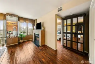 Living Room with Bedroom