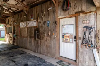Tack & Feed Room