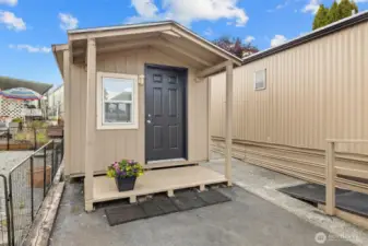 Good size, insulated storage shed.