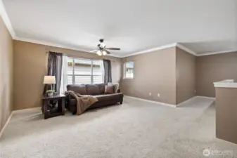 Bonus/flex space upstairs