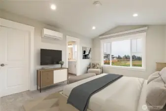 Staged Bedroom - digitally staged for sample purposes only.