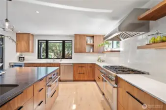 Kitchen with premium appliances