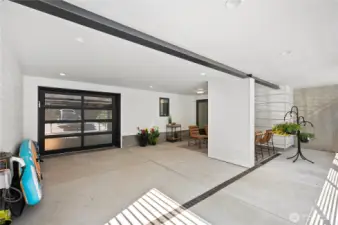 The garage