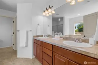 Primary Bathroom w/ Double Sinks