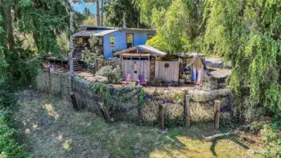 Aerial from back of home