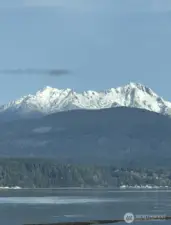 Beautiful view of the Olympics!