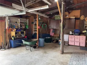 Ample room to create storage.