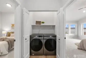 Laundry on Upper Level by primary