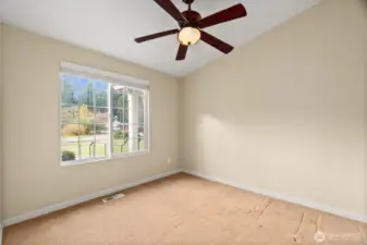 2nd bedroom-  fans in every room!