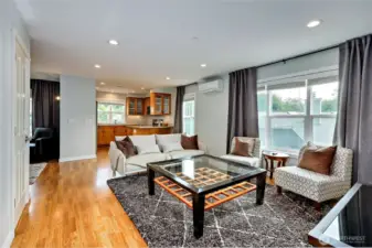 Living room and open floorplan.