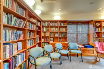 LOVE this amazing library, right here in the common house!