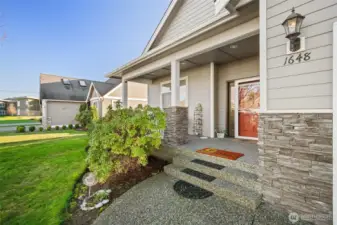 Front Patio Entrance.
