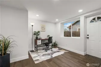 Enter into Living Areas with Den and Living Rooms