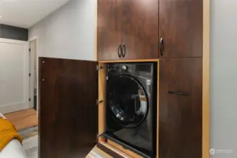 Euro Washer/Dryer in Suite.